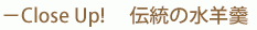 Colse Up! 伝統の水羊羹