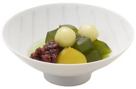 抹茶白玉ゼリー